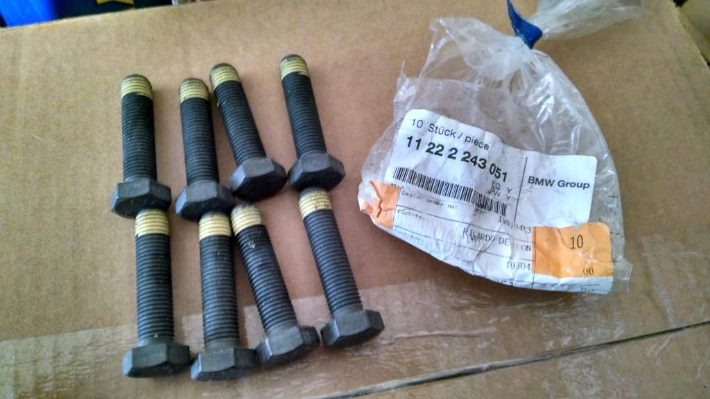 E36 New Genuine BMW flywheel bolts (E36 M3)